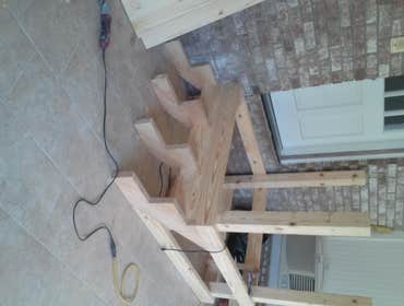 Stairway and Landing Staingrade stair and landing