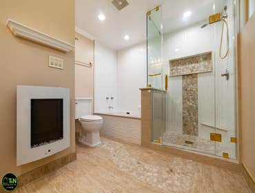Master bathroom remodeling @ Altadena Complete remodel master bathroom