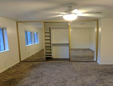 Carpet installation in townhouse rental