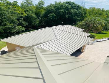 Standing Seam 1-1/2” Standing Seam Clip - Champagne color