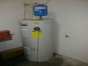 water heater install tthree different installs