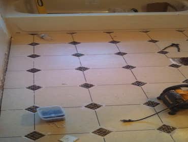 Project photos from Home Tech Plumbing closet to bathroom addition .