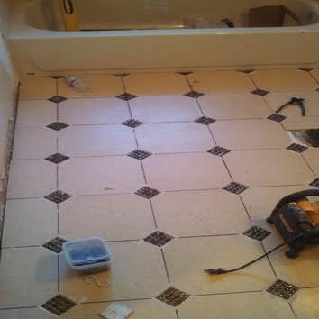 Project photos from Home Tech Plumbing closet to bathroom addition .