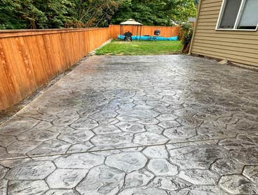 Stamped Concrete Patio