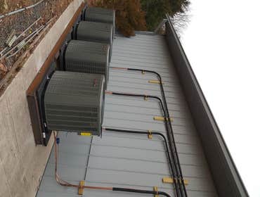 HVAC works for Washington Emmanuel Church at Leesburg VA