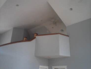 Westport Project Outside stucco and indoor drywall