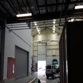 Frisco Hill Auto Body, Old Baumgartner Rd. This building used to be a church, and was completely hollow. Chris thought the place was perfect to move hi