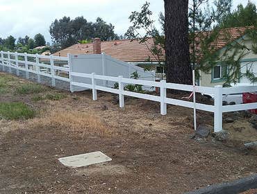 Vinyl Fence
