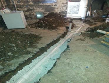 Collapsed Building Underground