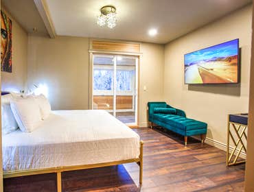 Airbnb/hotel We transformed a 4-bedroom, 3-bath home into an 8-bedroom, 8-bath Airbnb. Each room was designed with a unique theme, which made the proje