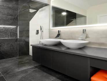 After bathroom remodel