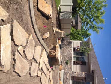 Larkin Landscaping Our landscape services entail total Installation of sprinkler systems, concrete work, water features, fire-pits, retaining walls, pa