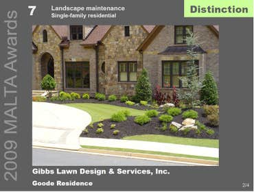 2009 Landscape Maintenance Awards