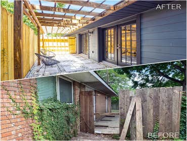 Before and After photos