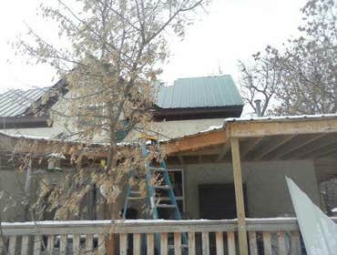 metal roofing job 14