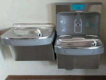 Water foutain installation