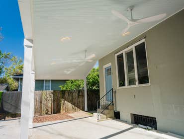 Uptown: Audubon St Custom Porch Awning In this special project,
our clients brought us a clear vision.They craved relief from the relentless New Orle
