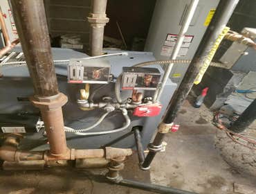 Photos by 2m Mechanical LLC #7 New boiler 654K BTU commercial boiler for store Approval for DOB boiler division