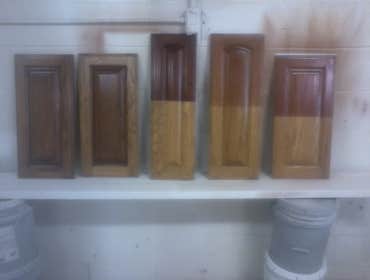 Over stain samples