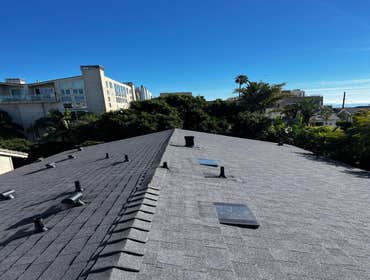 Shingle roof