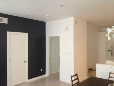 new paint with accent wall int
