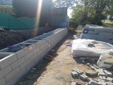 Photos by Dmi Construction #2 250 Feet of Retaining wall