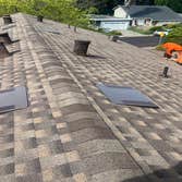 Roof Renovation Project 949 Camino Coronado Rohnert Park, CA Remove old roof tiles, install new Class A 40 years composition shingles, install 5.5 alu