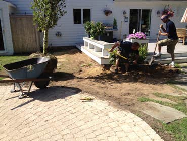 Lewis Landscaping Inc Project Residential & commercial lawn maintenance. landscaping, rock, stone, wall, patio, & walkway construction.