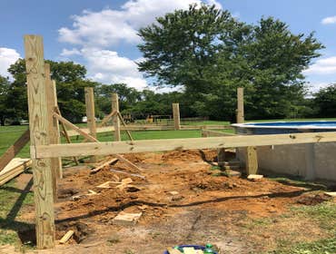 Photos by Peak Resolutions Group #17 Above Ground Pool Deck and Curve-Pool Gate 14X17