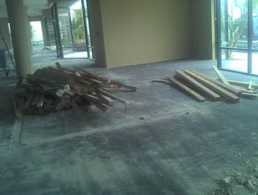 Los Vallecitos san marcos demo frame t-bar repair and drywall work
