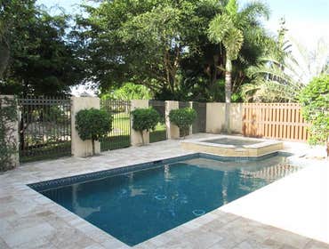 Rectangular pool, spa