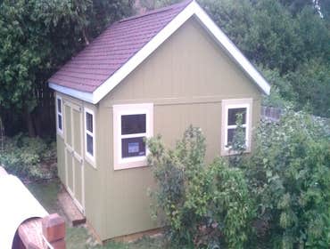 Garden Shed Beautiful backyard storage building designed and built for a client in Grand Rapids, MI.