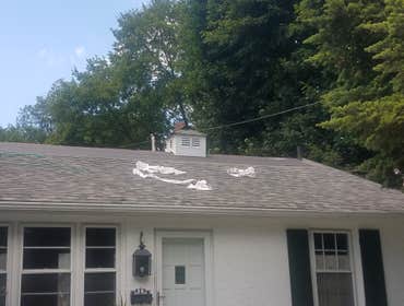 Complete shingle rip