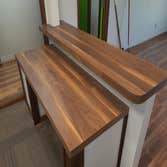 custom built reception desk