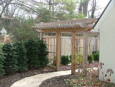 Wood fences