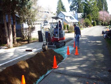 Project photos from Akers Outdoor Plumbing, Inc. Leak detection, water line repair and water line replacement by your Outdoor Plumbing Experts