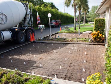 Jhm Construction Llc Project Drive Replacement - Before and After. JHM also applied a curing compound to help maximize the concrete strength for greate