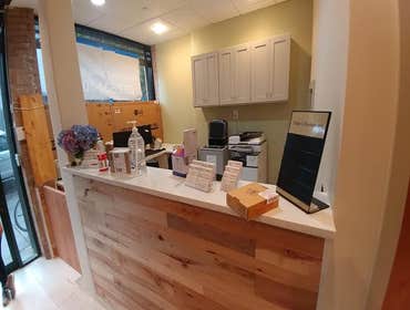 Photos by Pascal's Handyman Services, Design by Pal #14 Build 12 exam rooms, testing room, bathrooms, reception area, lunch room