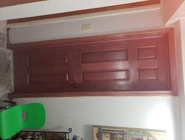 After interior door