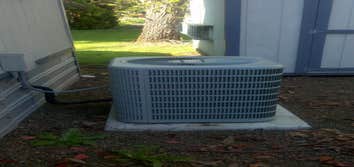 Heat pump install on another manufactored home This job was an install from word of mouth. ExtraordinAir did a neighbors home and this customer saw our