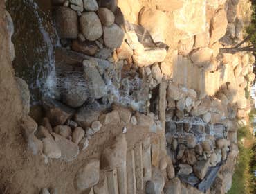 Larkin Landscaping Our landscape services entail total Installation of sprinkler systems, concrete work, water features, fire-pits, retaining walls, pa