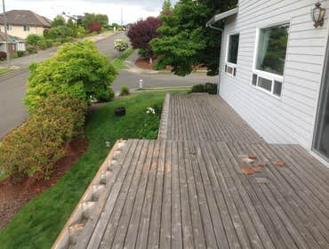 Deck renovation Replace old decking in Browns Point