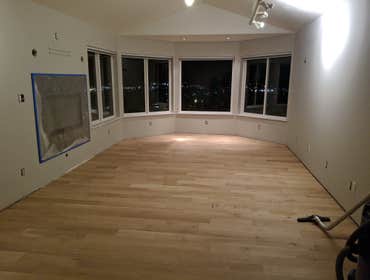 Photos by Rain City Design #4 Dennis Lui floors and electric fireplace install