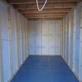 weather wrapped floor painted