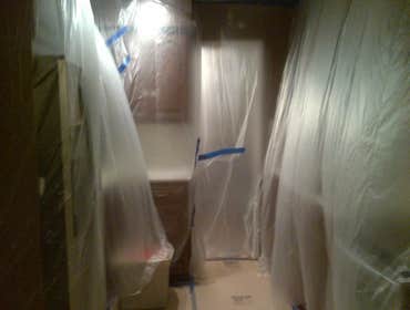 Interior Demolition set up