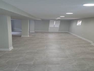 Photos by Green Construction Holmes Builders LLC #2 Remodel complete basement, add full bathroom, laundry room, new plumbing for bathroom and laundry r