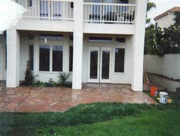 Patio and Walkway