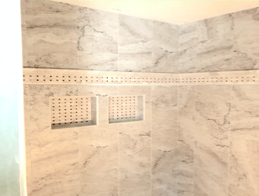 Bathroom Remodeling by Beach Remodeling HHI Bathroom remodel in Sea Pines with custom showers, tile, vanities, fixtures, lighting by Beach Remodeling H