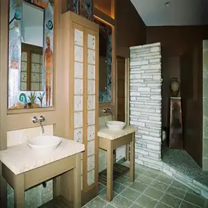 Asian-influence Master Bathroom