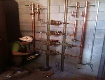 Pump station at Avalon Tower